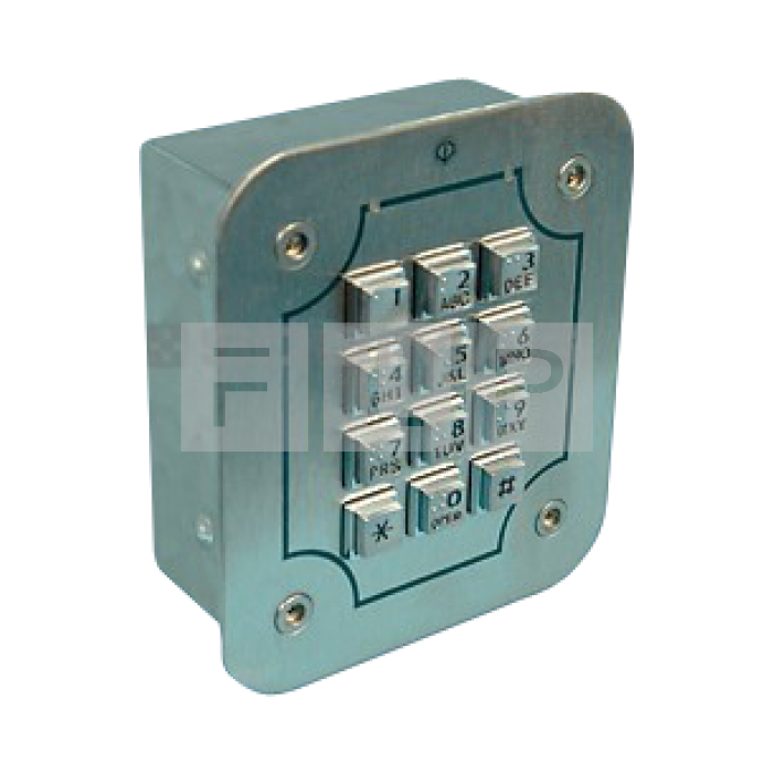 Zugangskontrolle 12 Tasten 3 Edelstahlrelais 2 mm